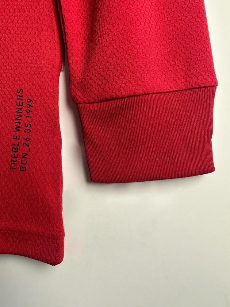 2019-2020 Retro Long Sleeve Manchester United Home Football Shirt 1:1 Thai Quality