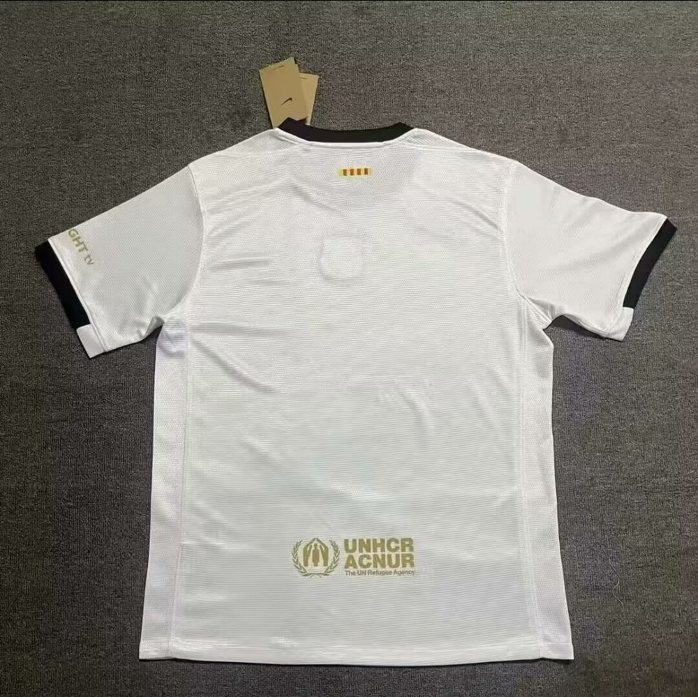 2025/2026 Barcelona white Spotify Football Shirt 1:1 Thai Quality