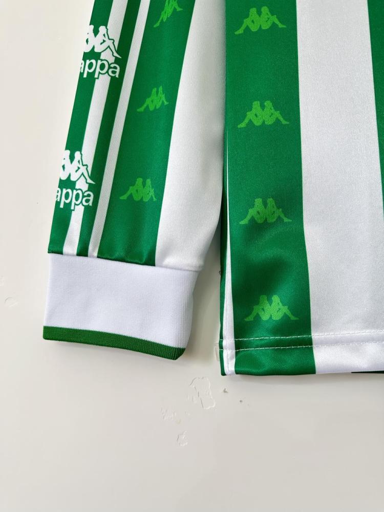 1995/1997 Retro Real Betis Home Football Jersey Long Sleeve 1:1 Thai Quality