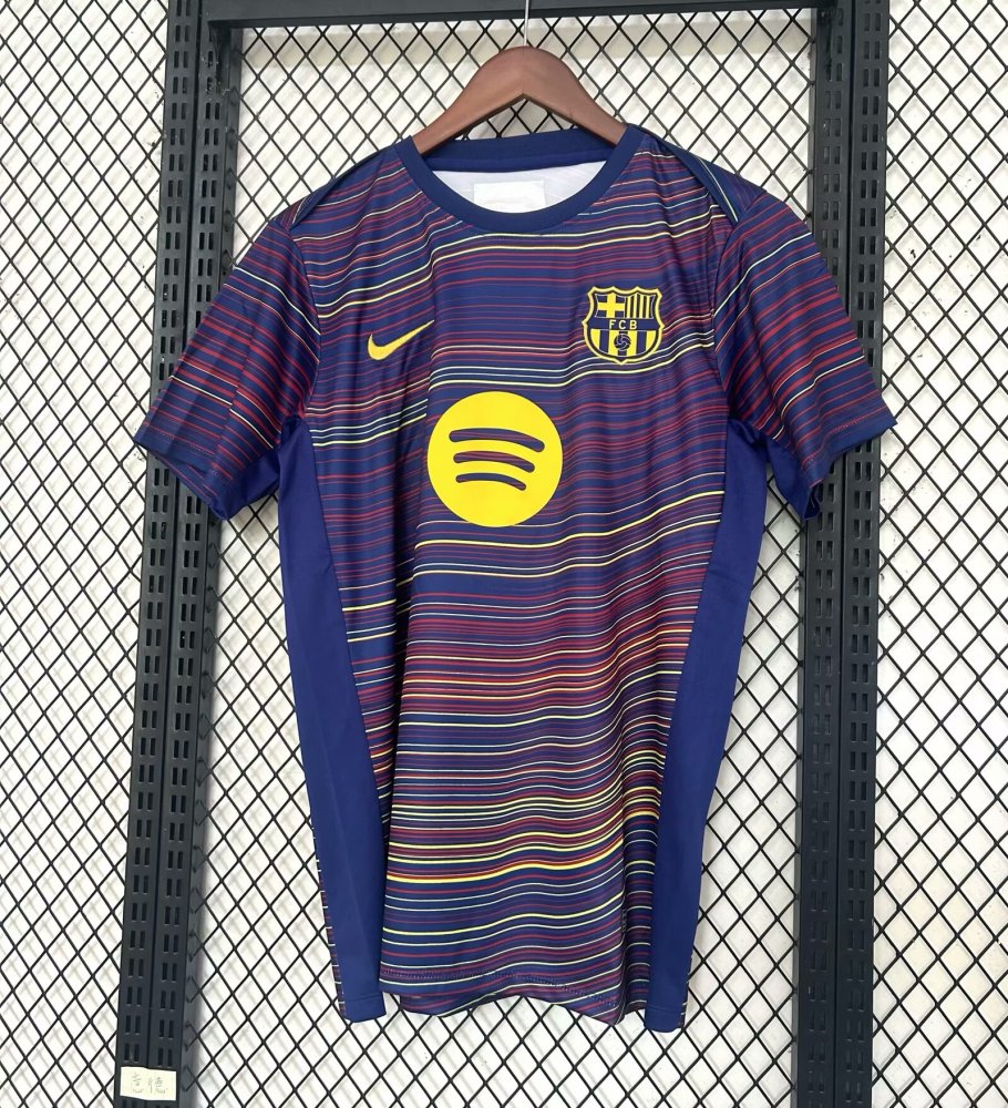 2025/2026 Barcelona Pre-race suit Football Jersey 1:1 Thai quality