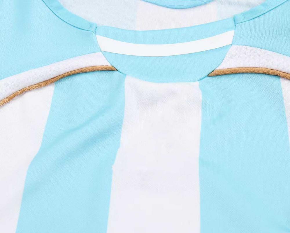 2006 Retro Argentina National Team Home Jersey 1:1 Thai Quality Kids Size Kids Size