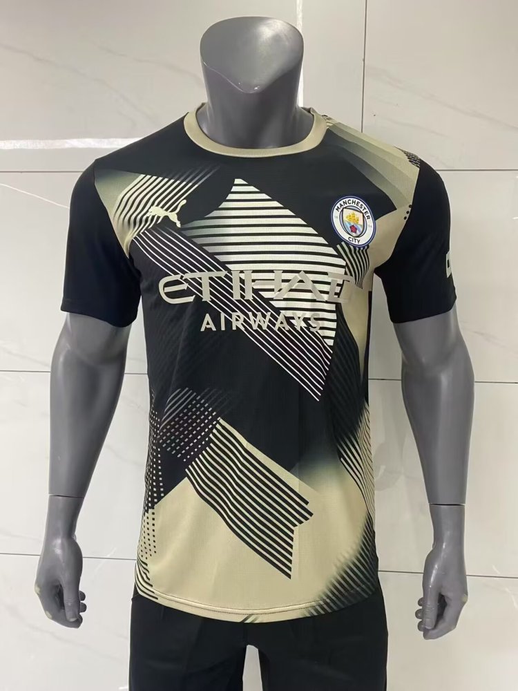 2025/2026 Player Version Manchester City Black And Yellow Concept Version Football Jersey 1:1 Thai quality