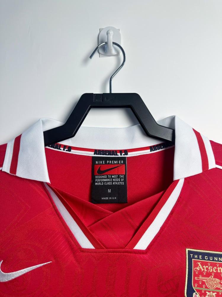 1996-1997 Retro Long Sleeve Arsenal Home Football Shirt 1:1 Thai Quality