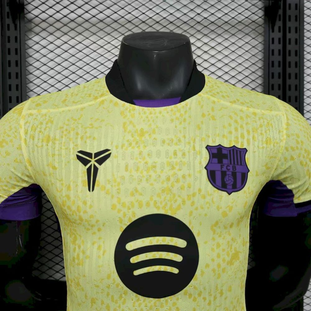 2025/2026 Player Version Barcelona  Away Mamba Series Kobe Bryant Joint Edition Football Jersey 1:1 Thai quality