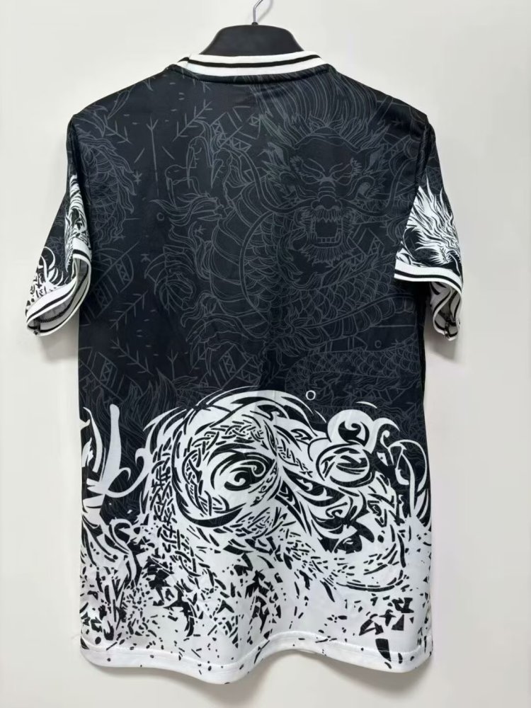 2025/2026 Real Madrid White Dragon Round Neck Football Jersey 1:1 Thai Quality