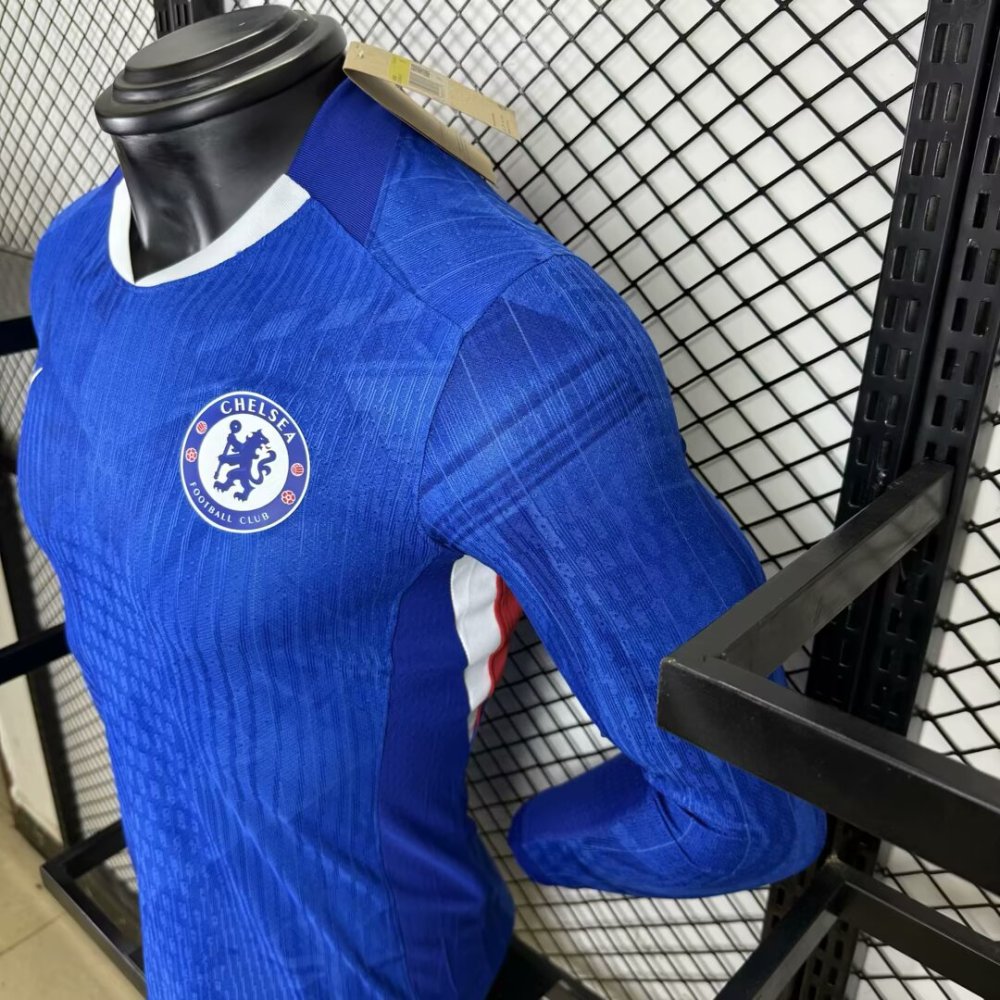 2025/2026 Long Sleeves Chelsea Home Player Version Football Shirt 1:1 Thai Quality