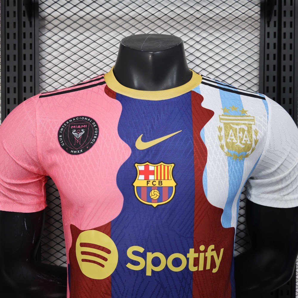 2025/2026 Player Version Messi Commemorative Edition Football Jersey 1:1 Thai quality