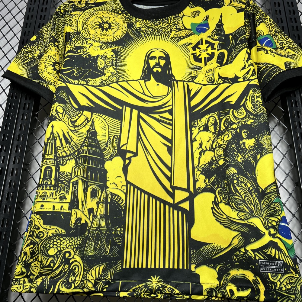 2024-2025 Brazil Special Edition Yellow Jersey