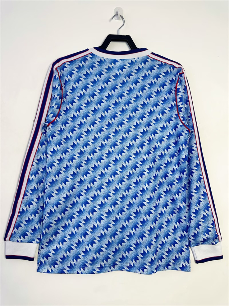 1990/1992 Retro Long Sleeves Manchester United Away Football Shirt 1:1 Thai Quality