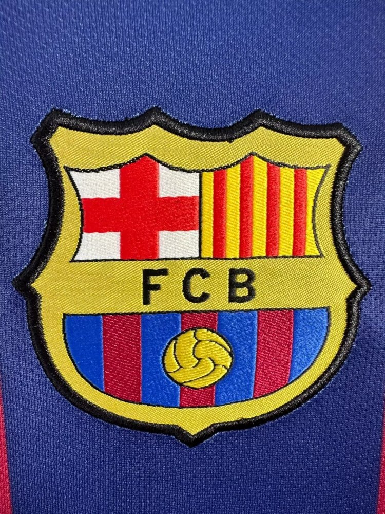 2014/2015 Retro Long Sleeve Barcelona Football Shirt Home 1:1 Thai Quality