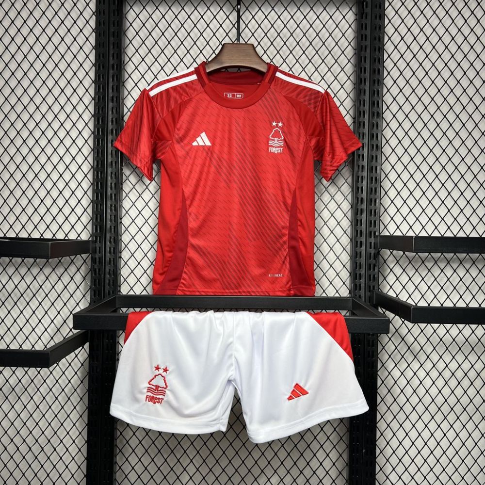 2024/2025 Nottingham Forest Home Soccer Jersey Kids Size 1:1 Thai Quality