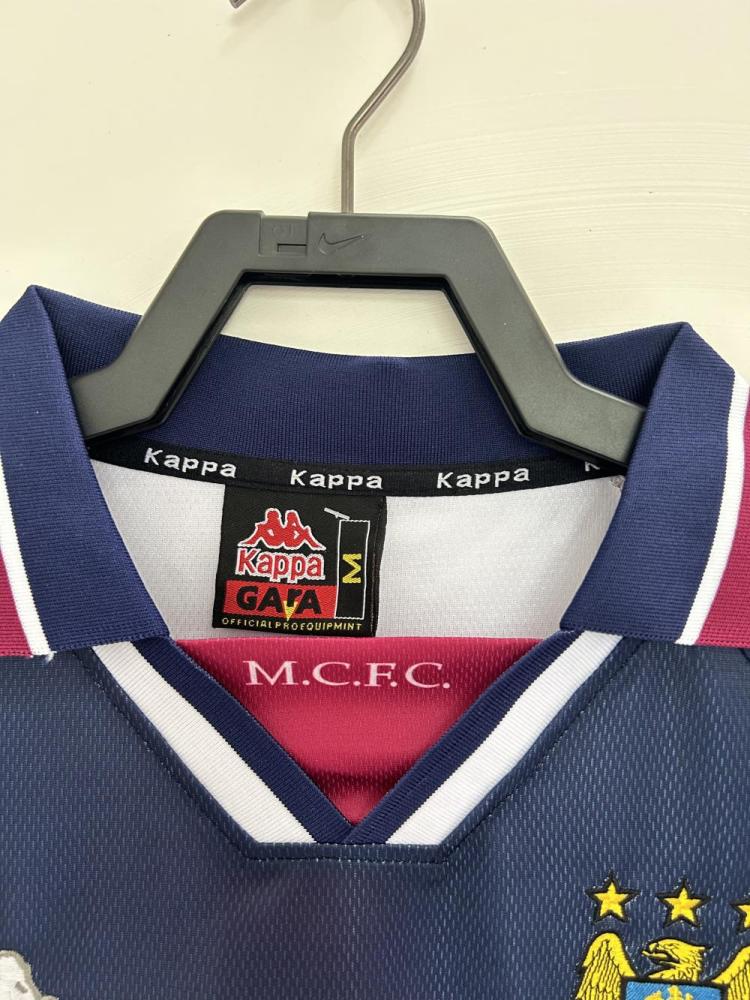 1997-1998 Retro Manchester City Away Football Shirt 1:1 Thai Quality
