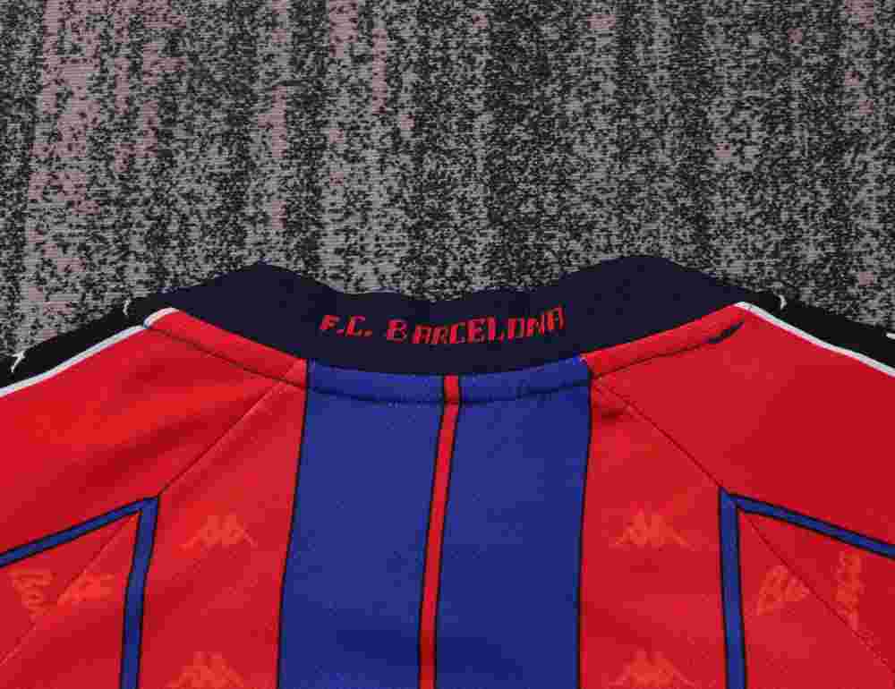 1997-1998 Retro Barcelona Home Football Shirt 1:1 Thai Quality Kids Size