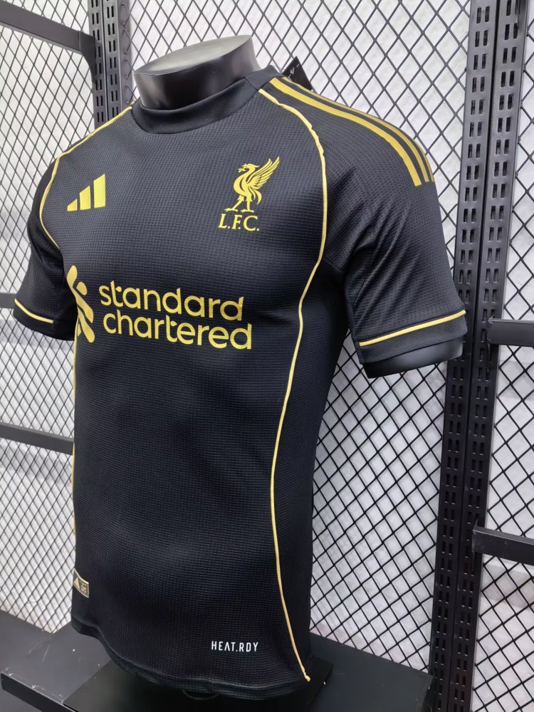 2025/2026 Player Version Liverpool Special Edition Black Football Jersey 1:1 Thai Quality