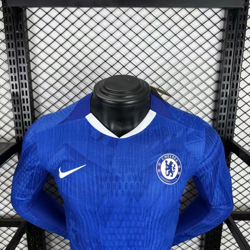 2025/2026 Long Sleeves Chelsea Home Player Version Football Shirt 1:1 Thai Quality