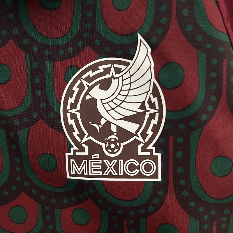 2024 Mexico Reversible Windbreake (red-green)Soccer Jersey 1:1 Thai Quality