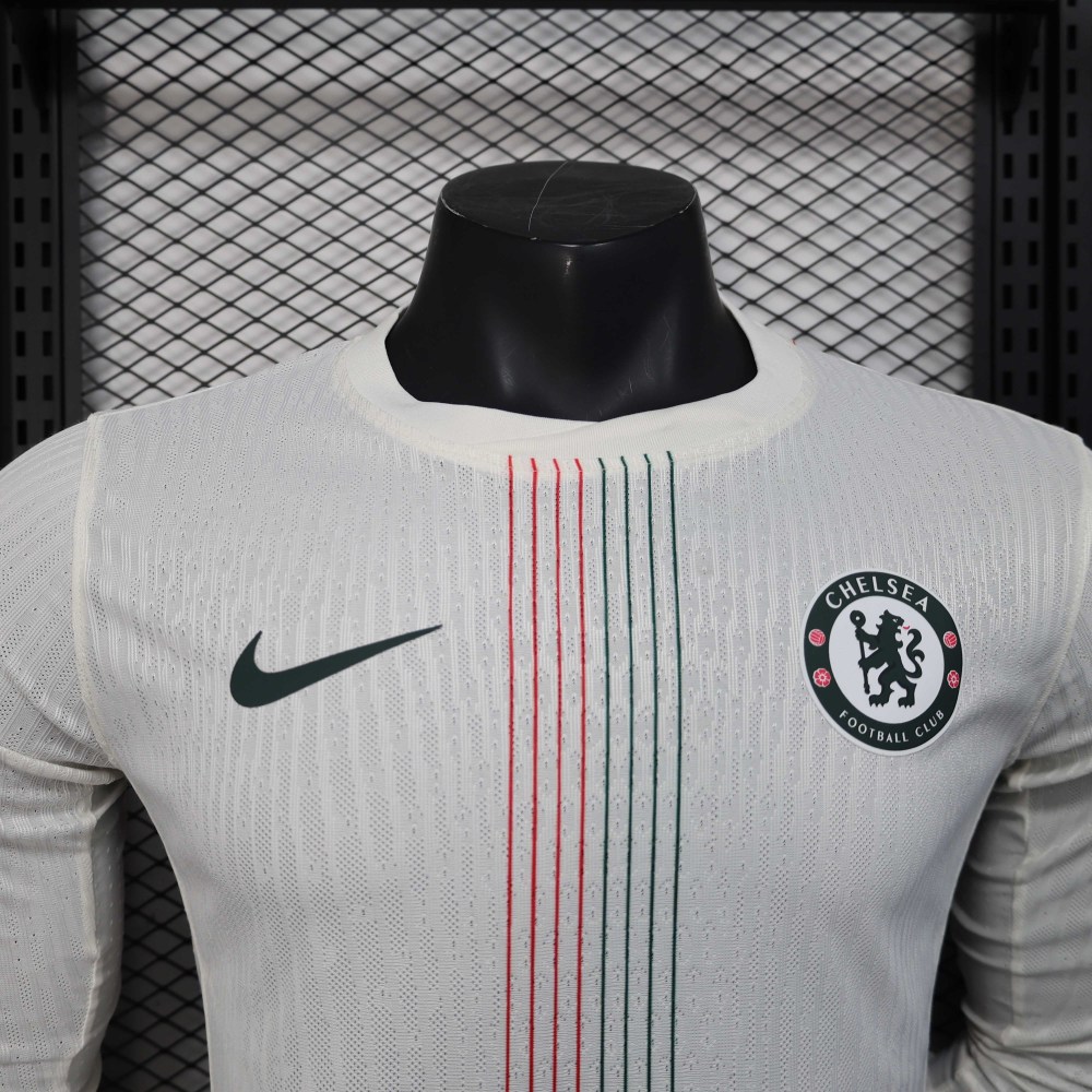 2025/2026 Long Sleeves Chelsea Away Player Version Football Shirt 1:1 Thai Quality