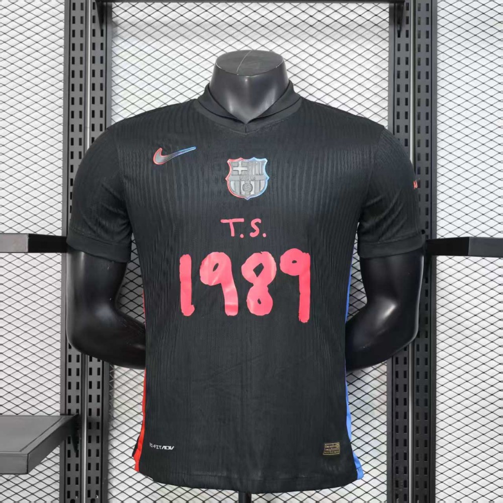 2025/2026 Player Version Barcelona Away 1989 Advertise Football Jersey 1:1 Thai Quality