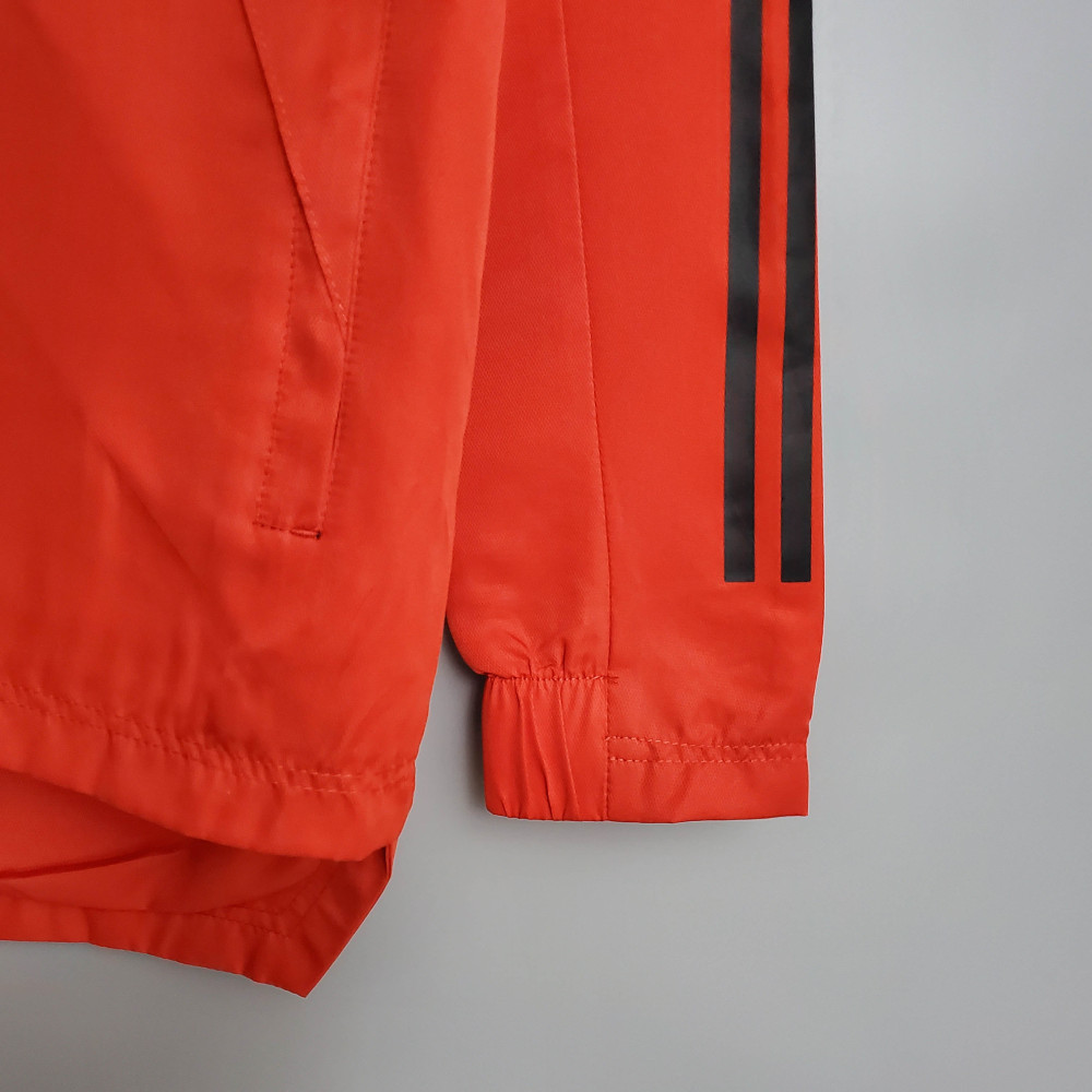 2021 Arsenal Soccer Jersey Windbreaker Red