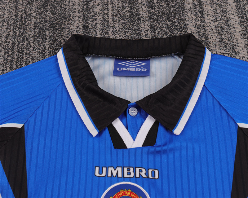 1996/1998 Retro Manchester United Third Away Football Shirt 1:1 Thai Quality Kids Size
