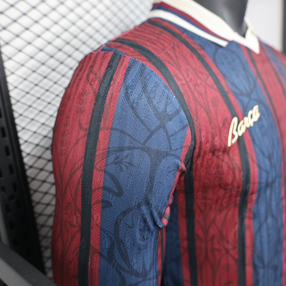 2025/2026 Long Sleeve Barcelona 125th Anniversary Version Football Jersey 1:1 Thai quality