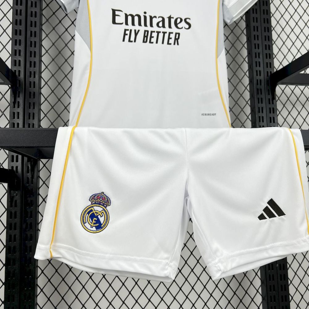 2025/2026 Real Madrid Home Football Jersey 1:1 Thai quality Kids Size