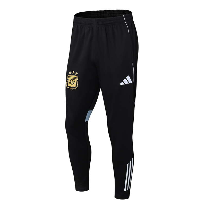 2025/2026 Argentina Half-Pull Training Suit Black Jersey Set