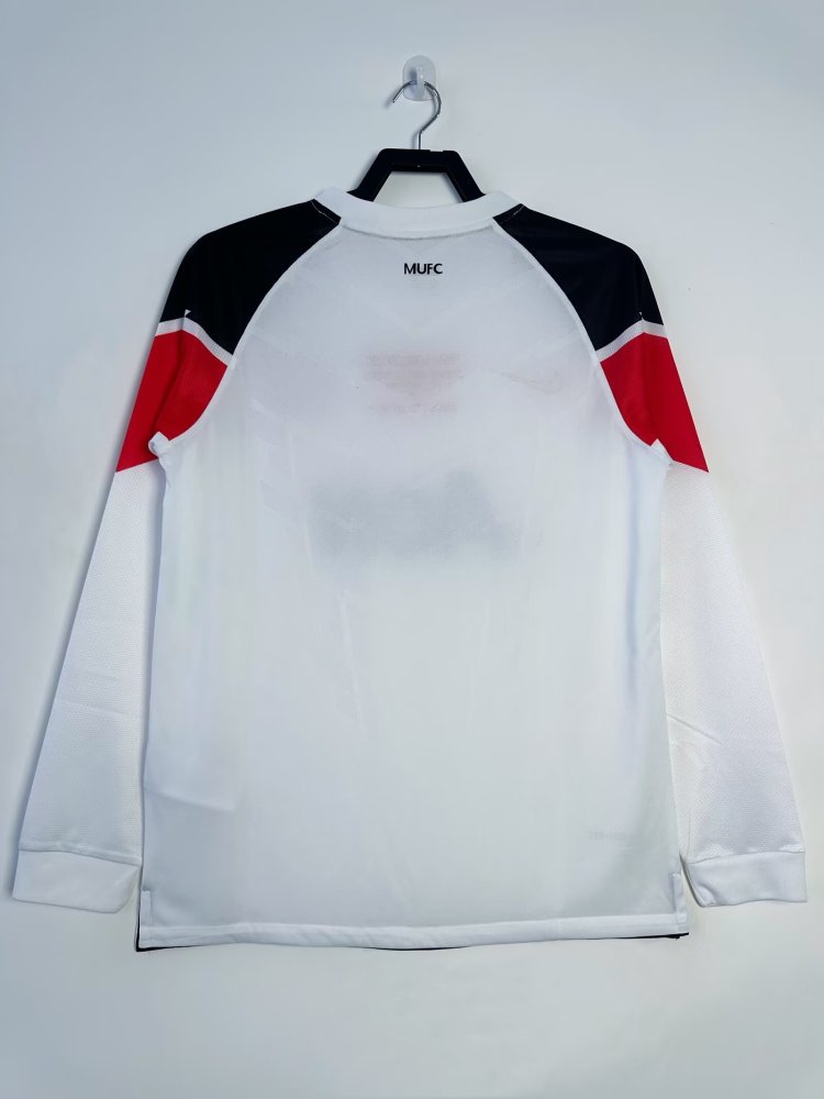 2010/2011 Retro Manchester United Long sleeves Away Football Shirt 1:1 Thai Quality