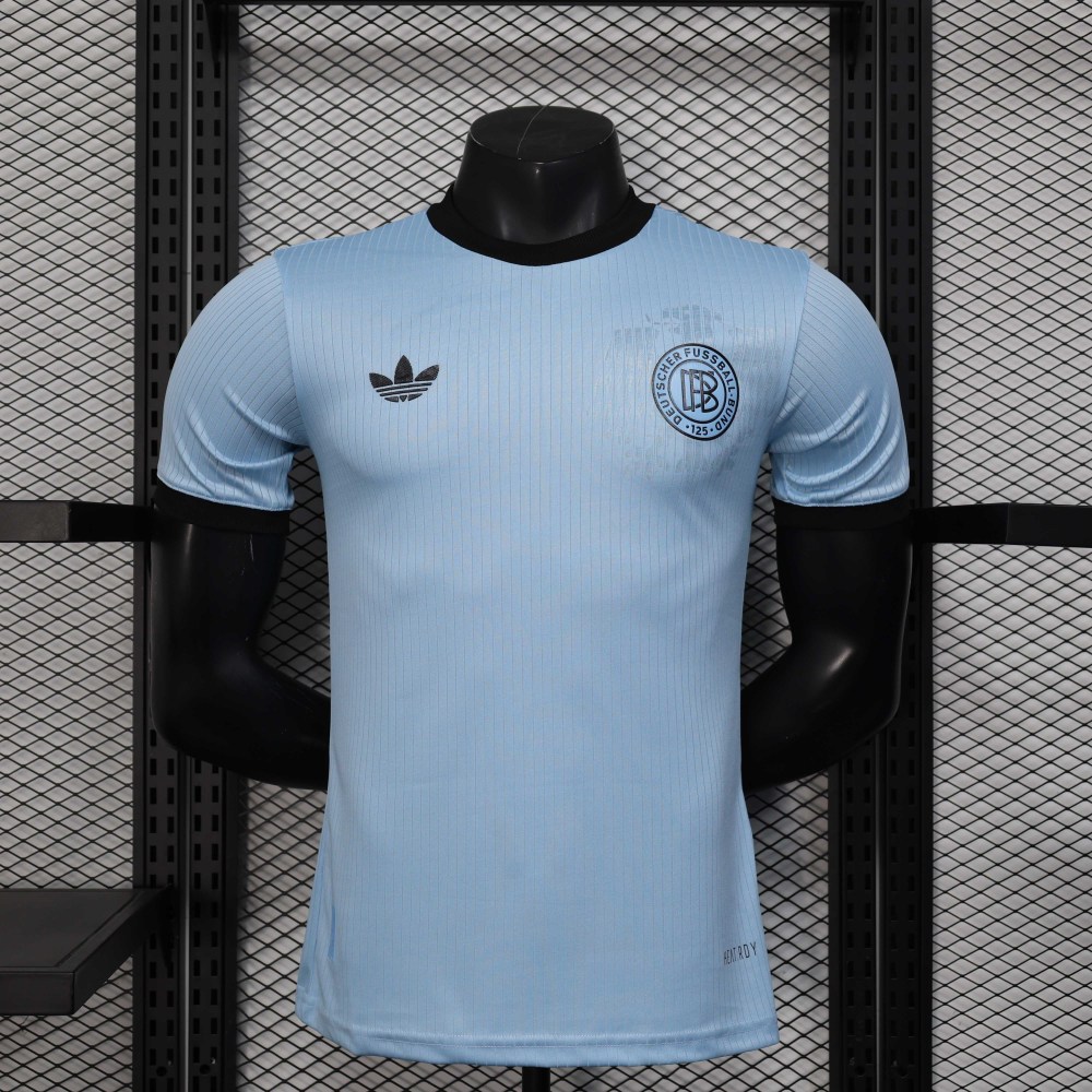 2025/2026 Player Version Germany 125th Anniversary Edition Sky Blue Football Jersey 1:1 Thai Quality