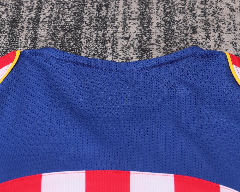 2004-2005 Retro Atletico Madrid Home Football Jersey 1:1 Thai Quality Kids Size