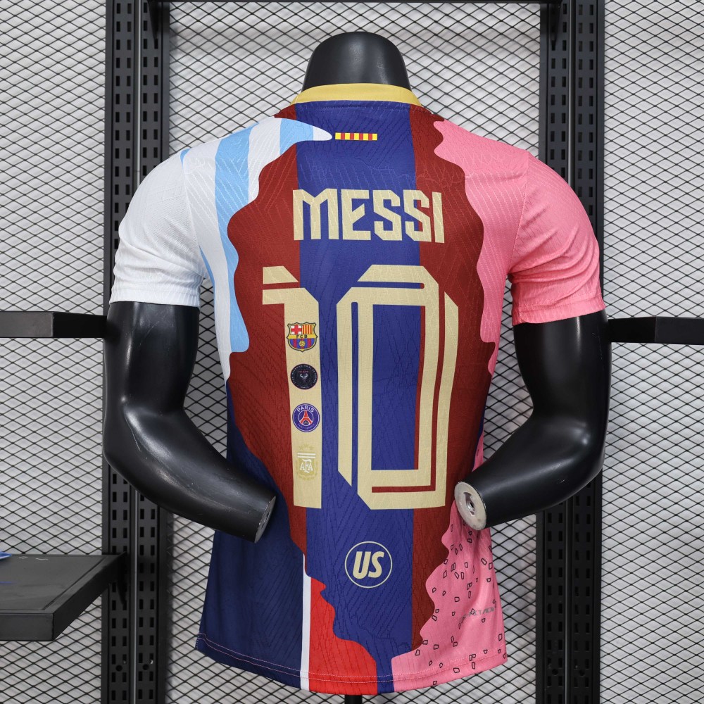 2025/2026 Player Version Messi Commemorative Edition Football Jersey 1:1 Thai quality