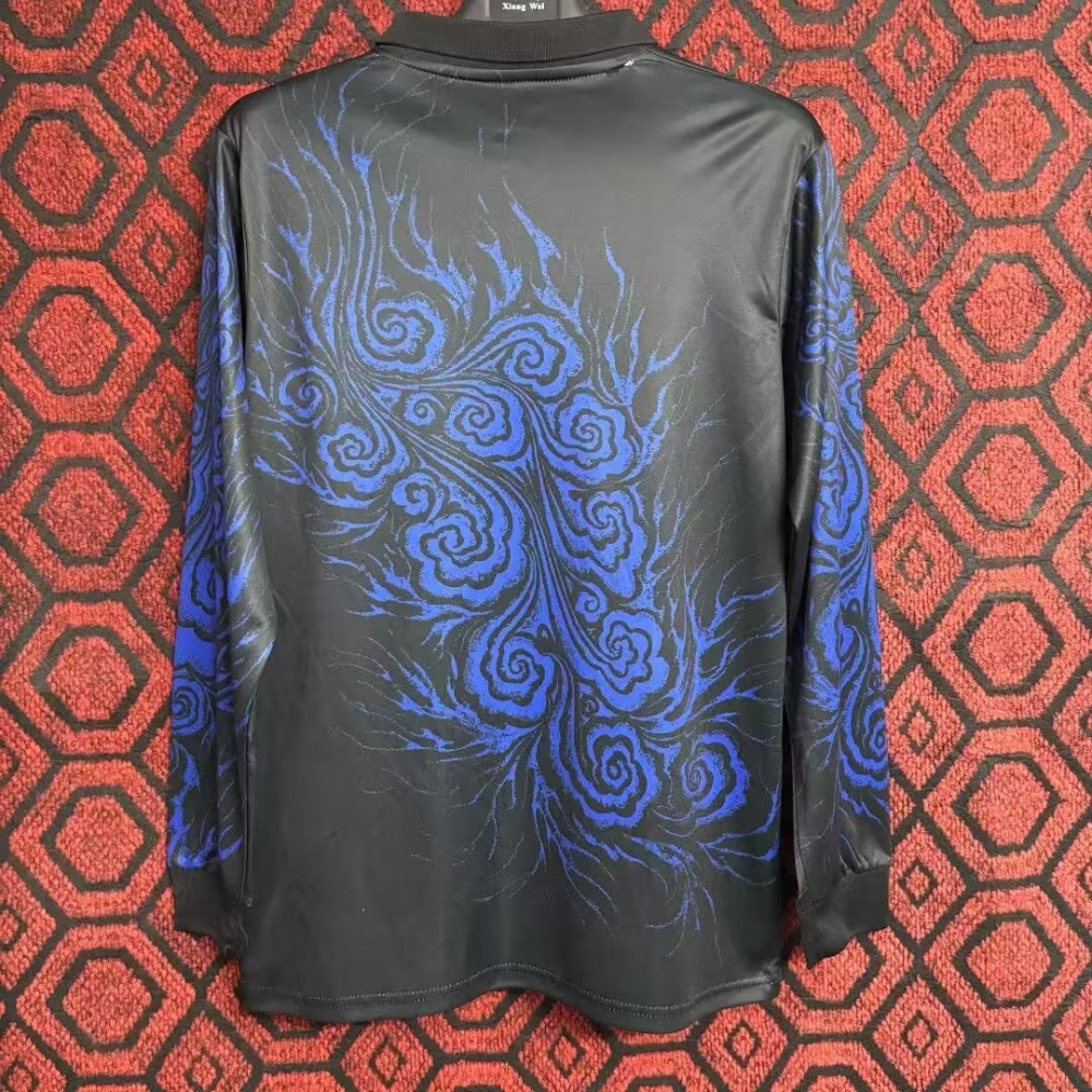 2024-2025 Japan Long Sleeves Flame Special Blue Football Shirt 1:1 Thai Quality