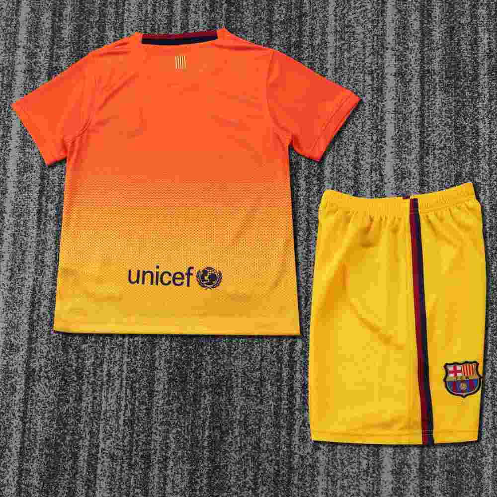 2012/2013 Retro Barcelona Away Football Shirt 1:1 Thai Quality Kids Size