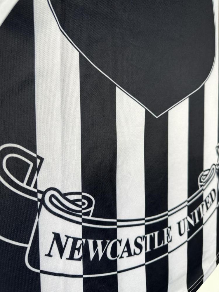1997-1999 Retro Long Sleeve Newcastle United Home Soccer Jersey 1:1 Thai Quality