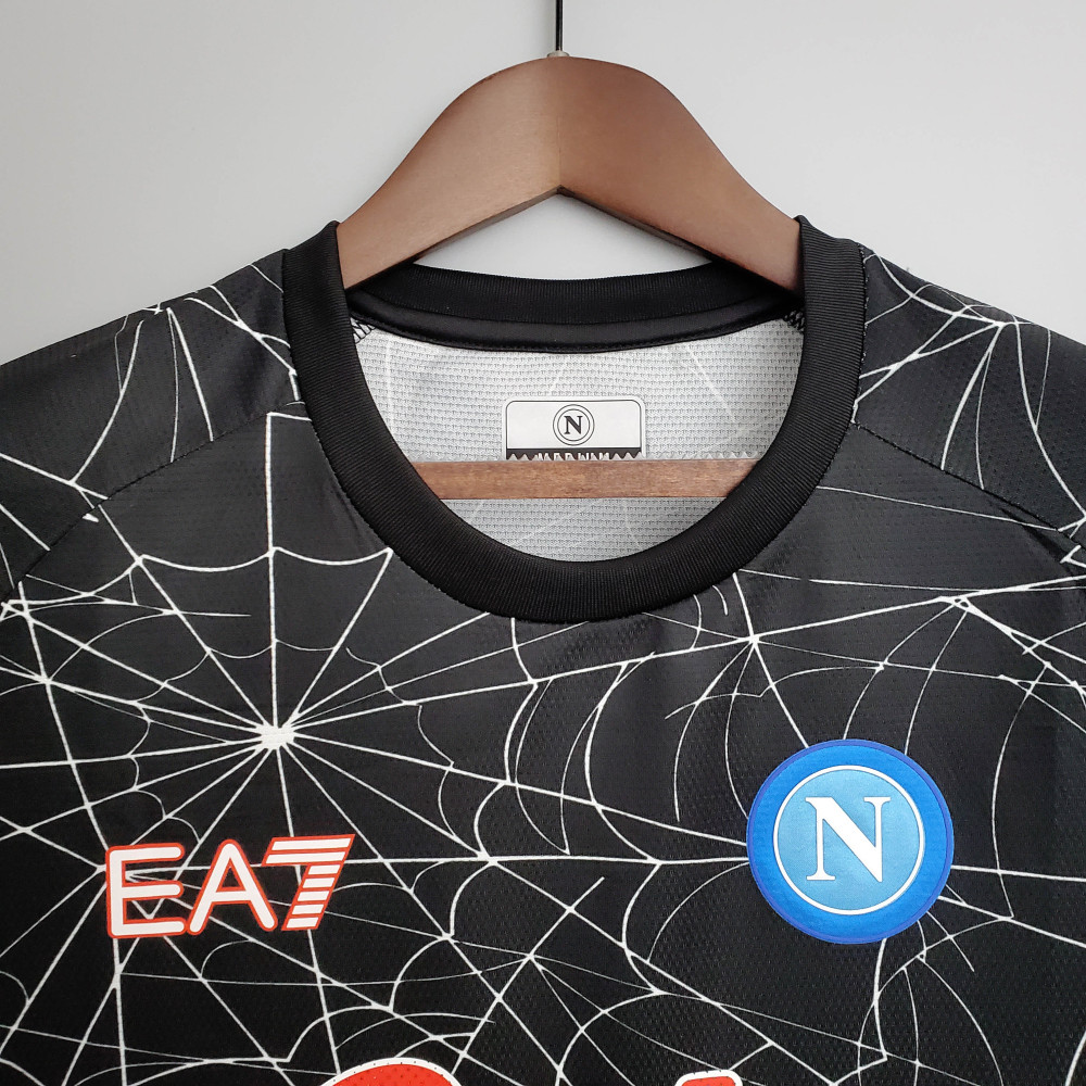 2021/2022 Napoli Halloween Special Edition Black Soccer Jersey 1:1 Thai Quality