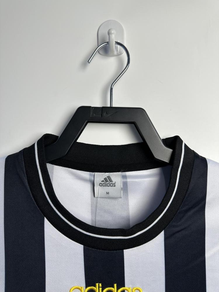 1997-1999 Retro Long Sleeve Newcastle United Home Soccer Jersey 1:1 Thai Quality