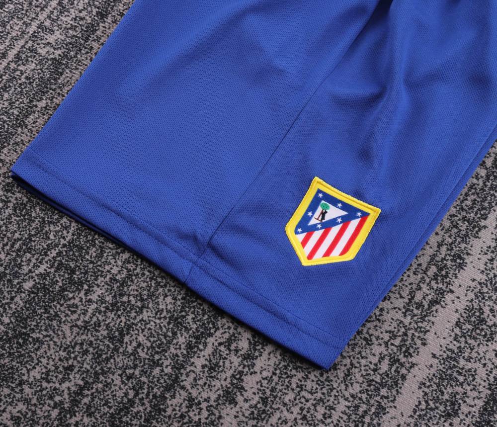 2004-2005 Retro Long Sleeve Atletico Madrid Home Football Jersey 1:1 Thai Quality Kids Size