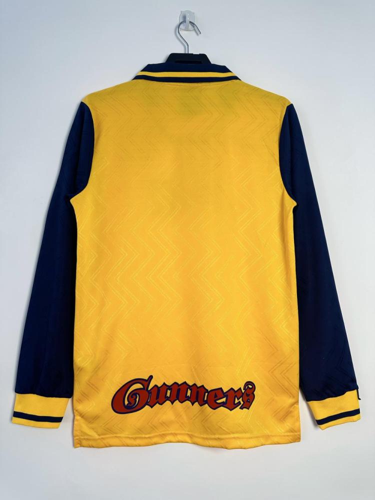 1996-1997 Retro Long Sleeve Arsenal Away Football Shirt 1:1 Thai Quality