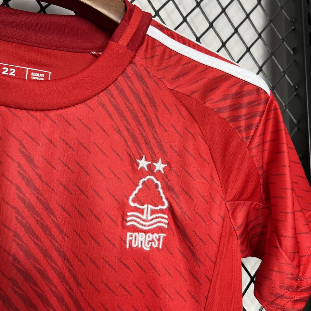 2024/2025 Nottingham Forest Home Soccer Jersey Kids Size 1:1 Thai Quality