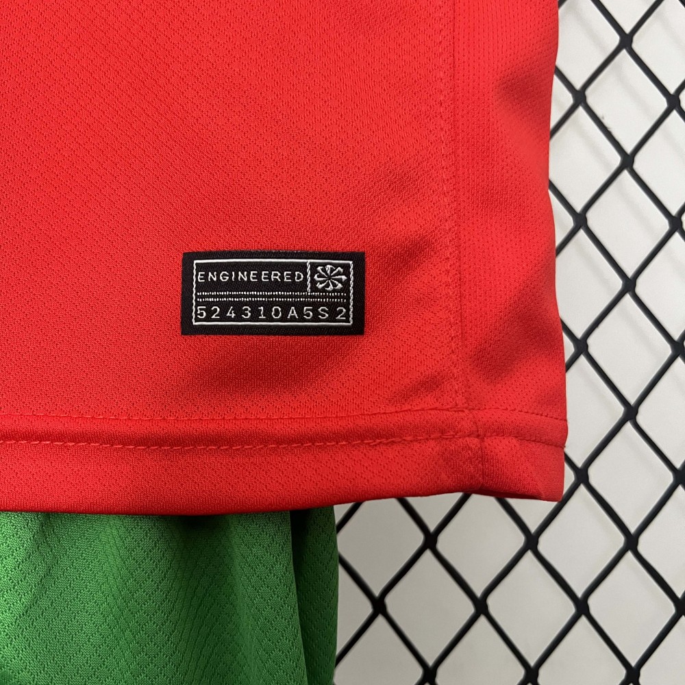 2024/2025 Portugal Home Football Shirt 1:1 Thai Quality Kids Size