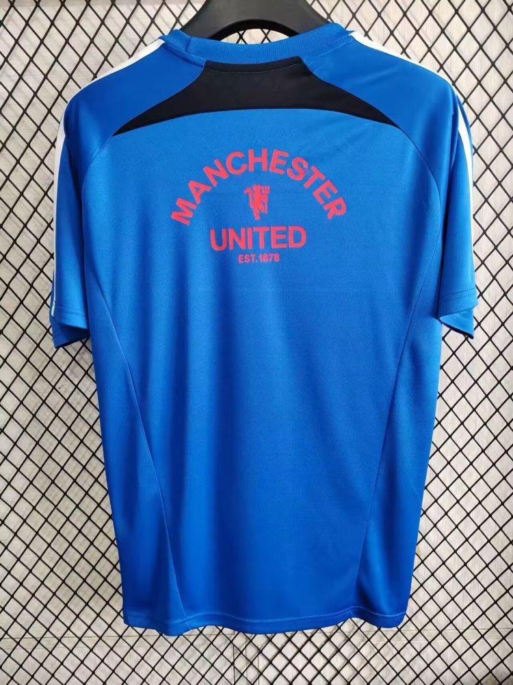 2025/2026 Manchester United T-shirt blue Football Jersey 1:1 Thai Quality