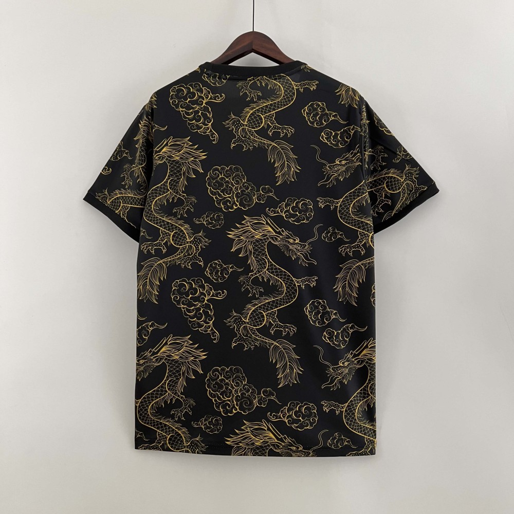 2023/2024 Real Madrid Special Edition Gold Dragon Football Shirt1:1 Thai Quality