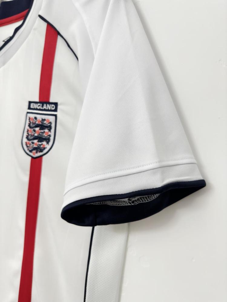 2002 Retro England Home Soccer Jersey 1:1 Thai Quality