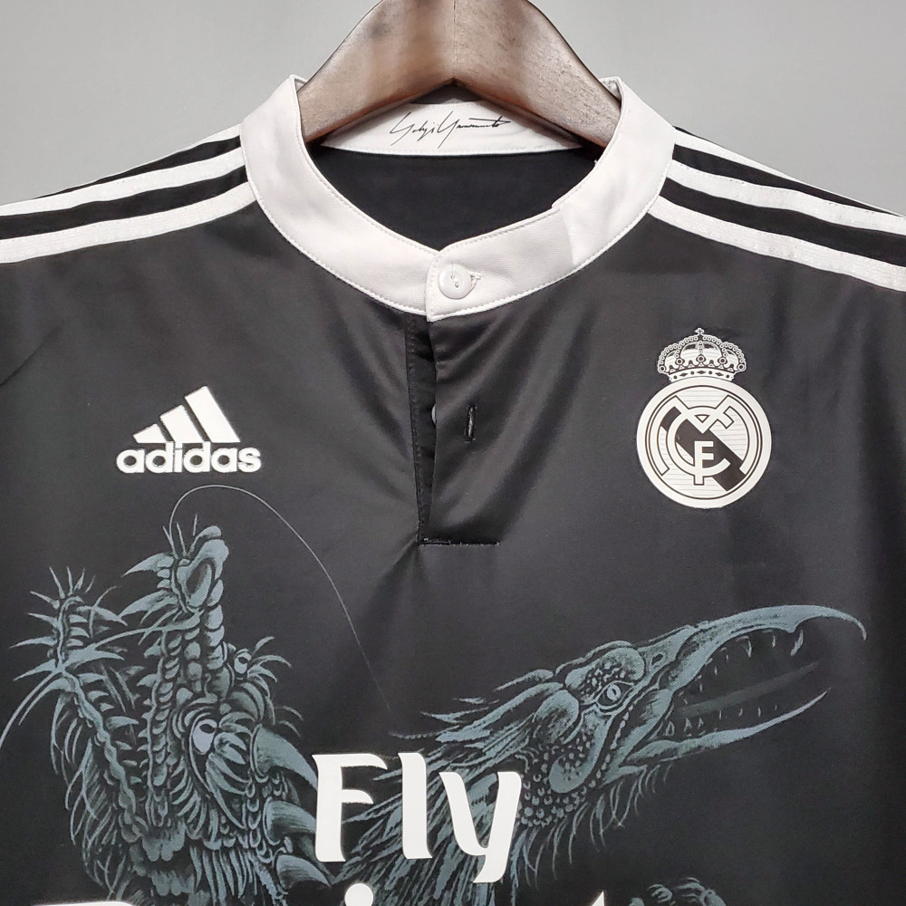 2014/2015 Retro Long Sleeve Real Madrid Third Away 1:1 Thai Quality