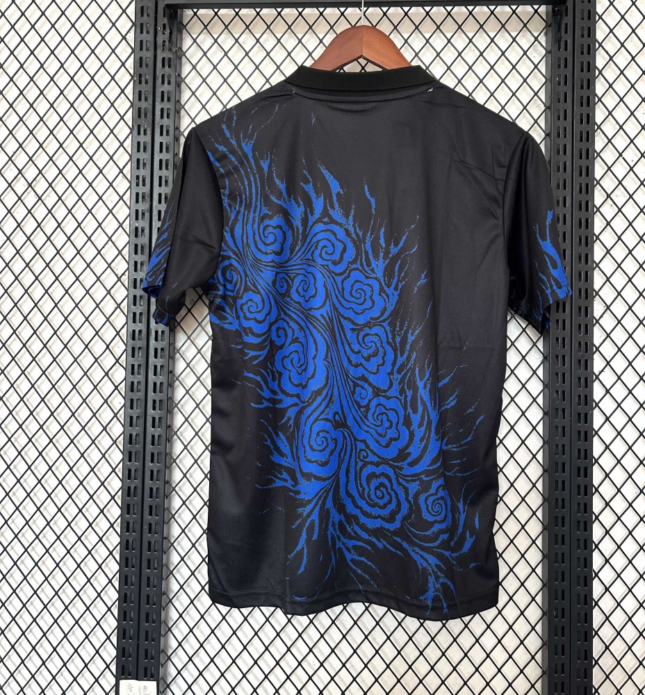 2025/2026 Japan Y-3 Special Edition Black and blue Football Jersey 1:1 Thai Quality