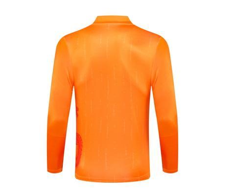 2024/2025 Real Madrid Royal Orange Special Edition Half-Pull Training Suit Football Shirt 1:1 Thai Quality Set