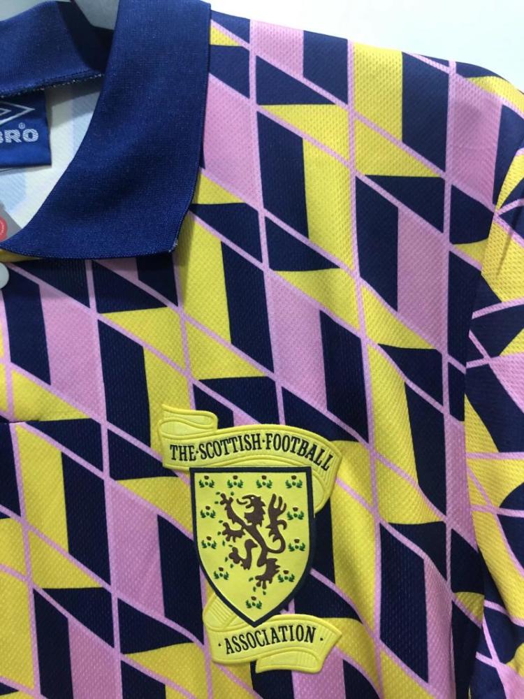 1988-1989 Retro Scotland National Team Third Away Football Shirt 1:1 Thai Quality