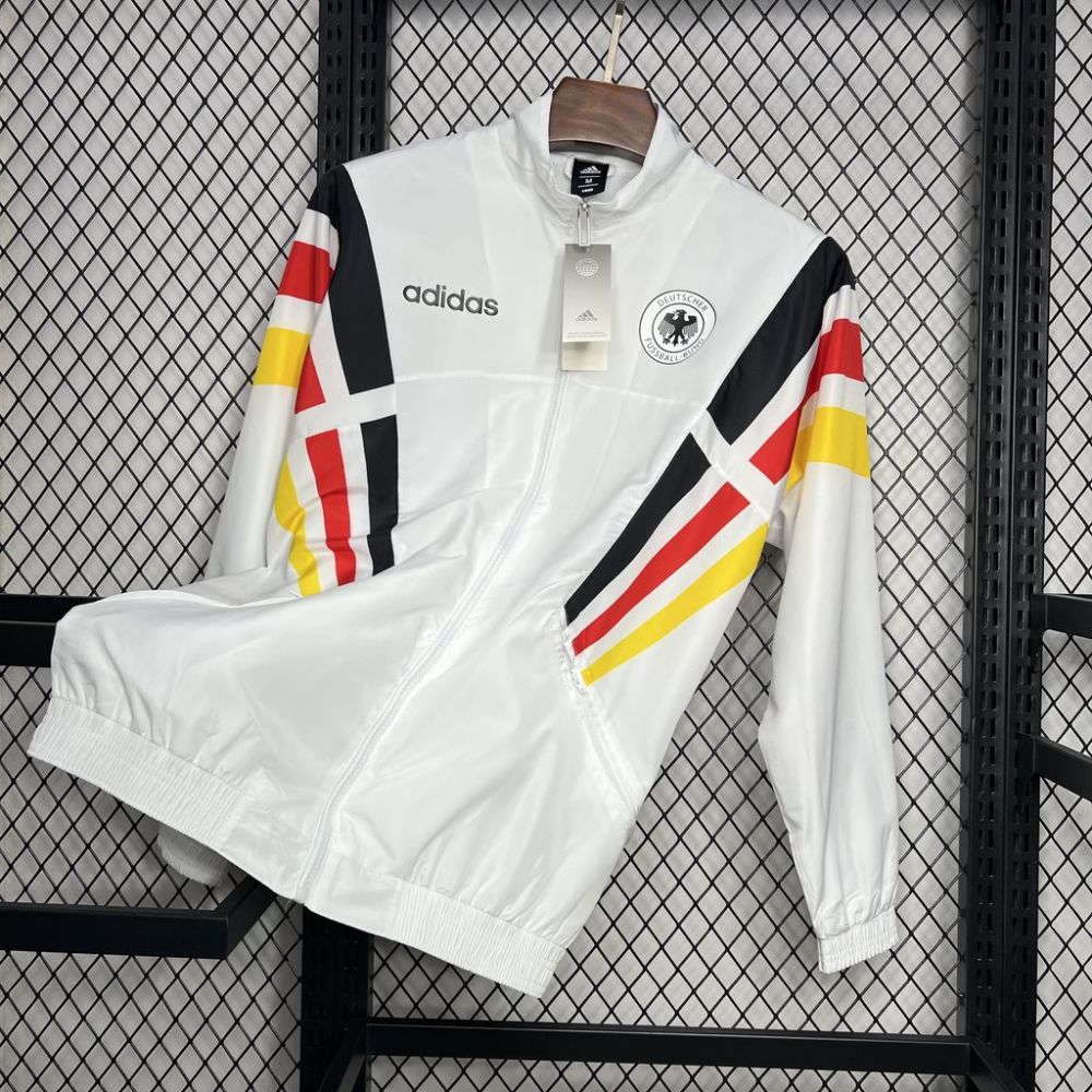 2024-2025 Germany Windbreaker Soccer Jersey White