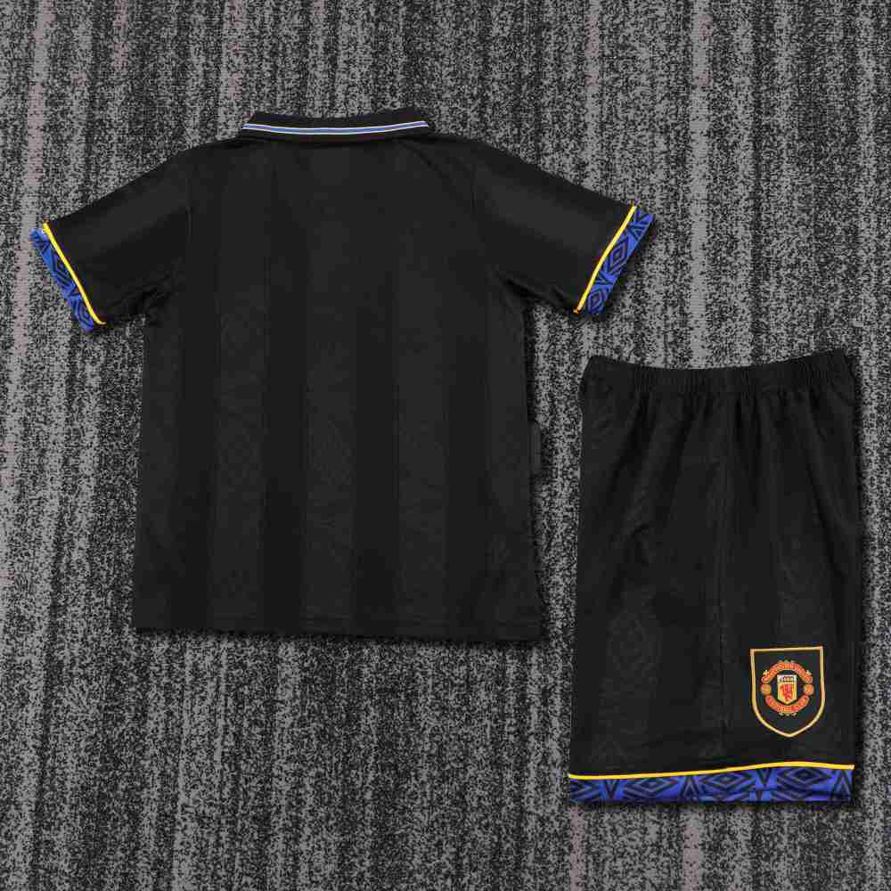 1993-1994 Retro Manchester United Away Football Shirt 1:1 Thai Quality Kids Size