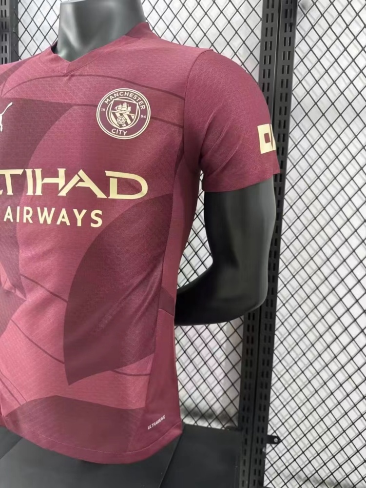 2024/2025 Player Version Manchester City Third Away Football Shirt 1:1 Thai Quality
